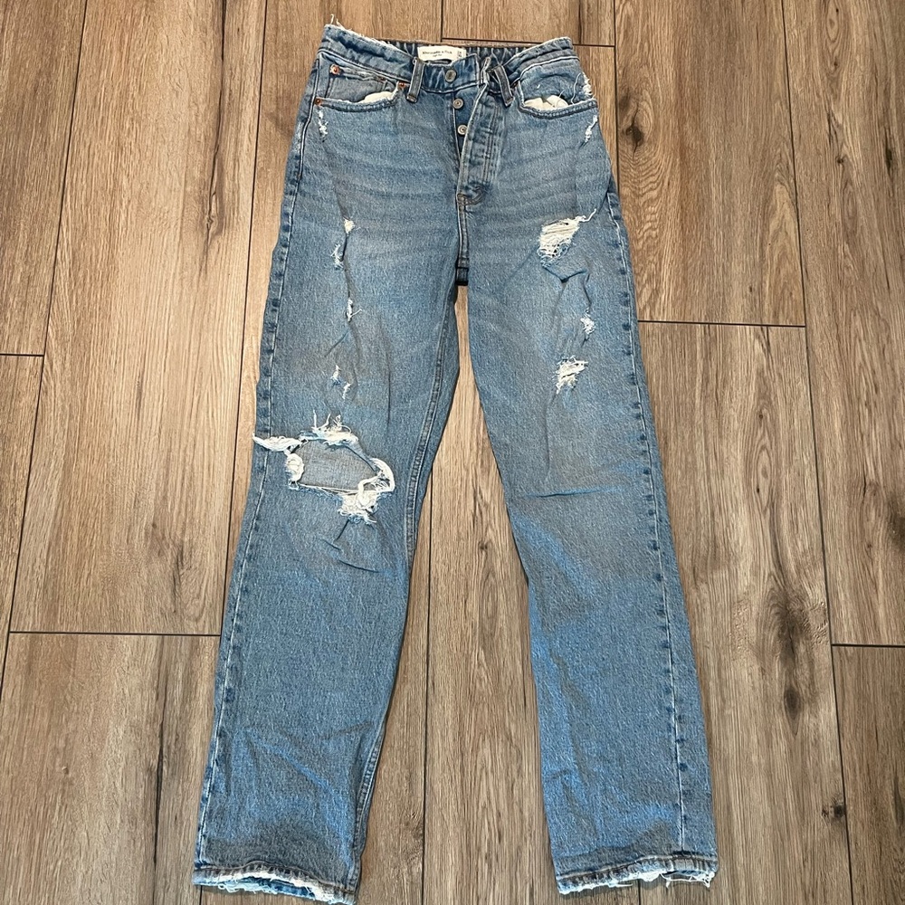 Abercrombie curve love high rise jeans